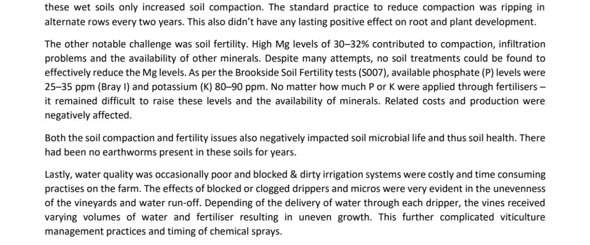 Agriwater’s Water Treatment Technology on grapes