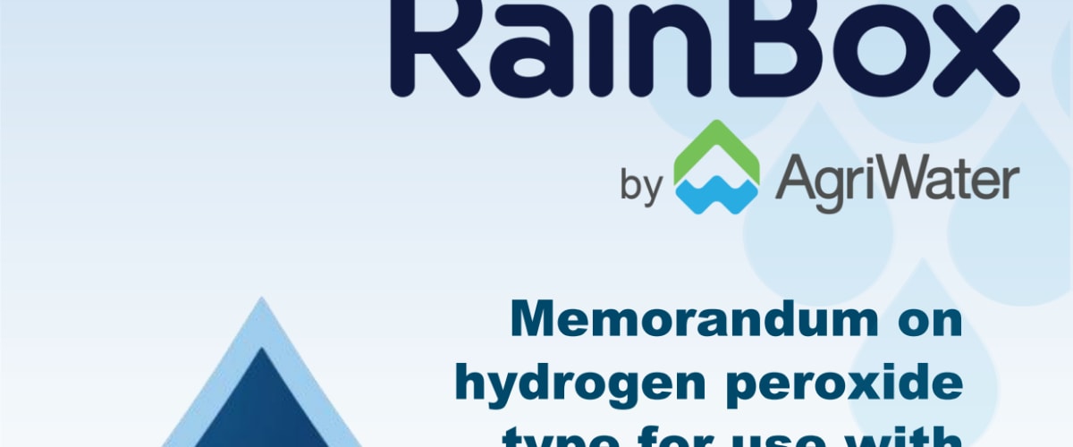 Which Type of Hydrogen Peroxide Should Be Used with the RainBox System?