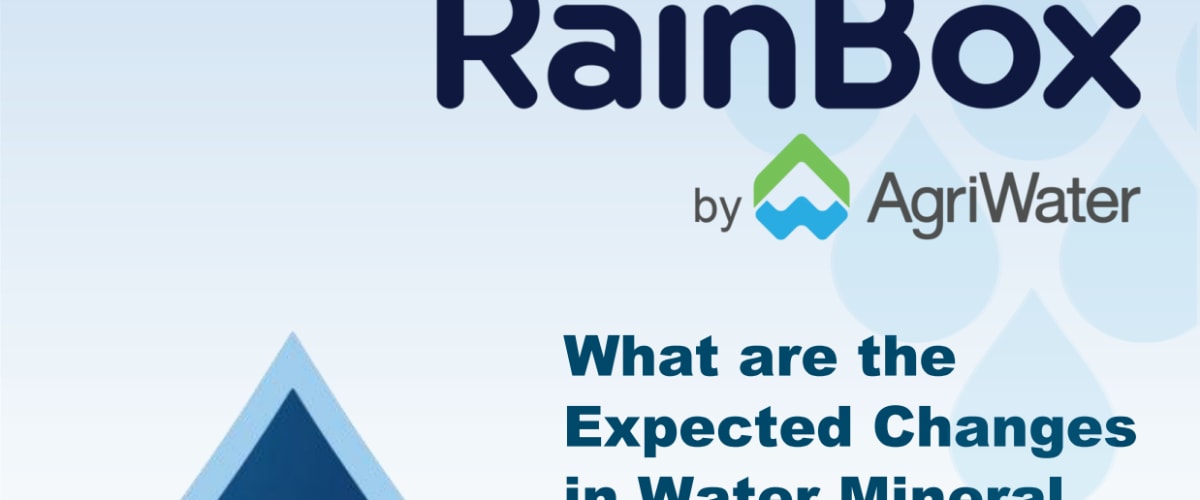 What are the Expected Changes in Water Mineral Analysis with RainBox Treatment?
